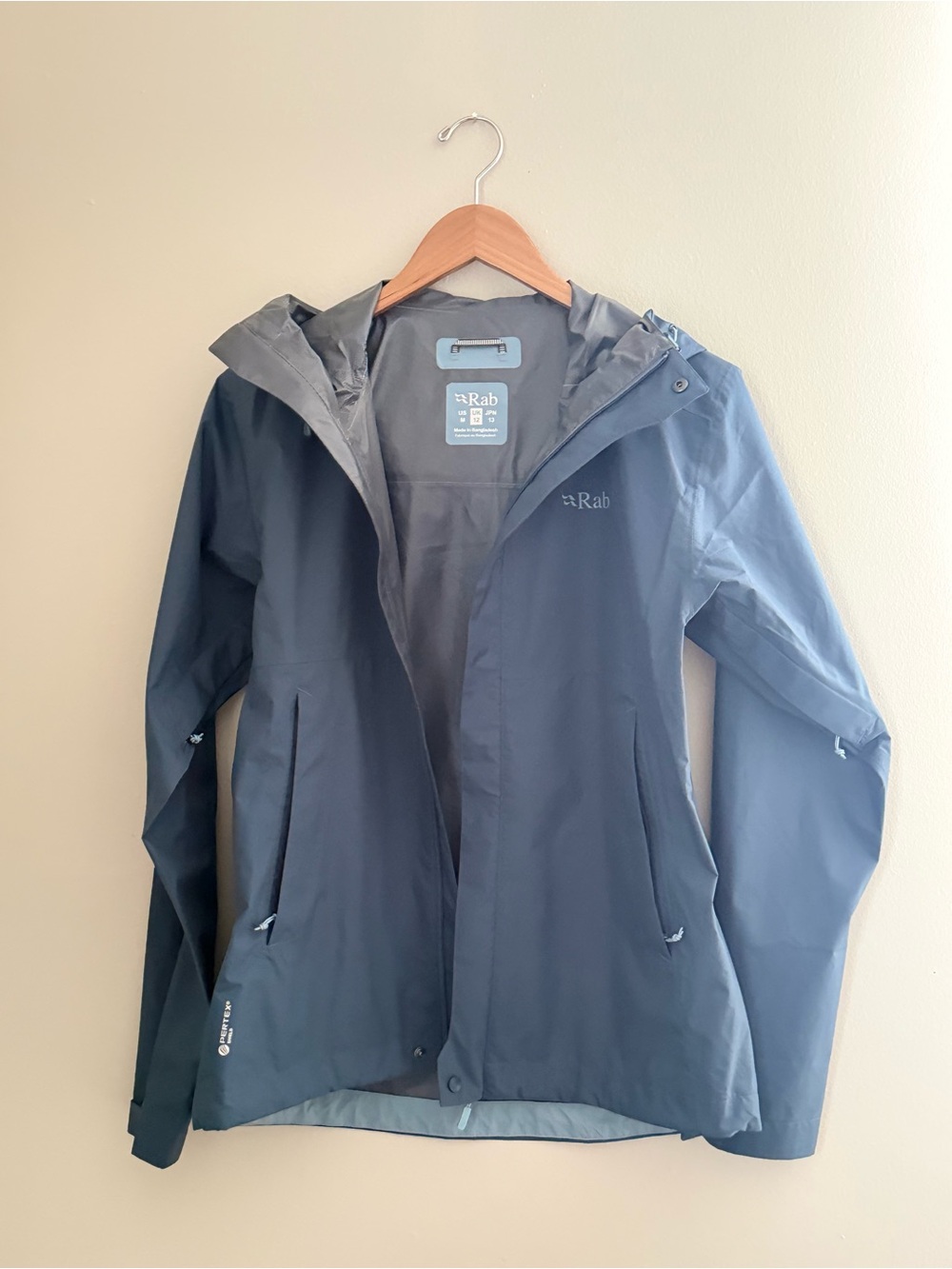Rab Women’s GORE-TEX Waterproof Rain Jacket Blue Size M